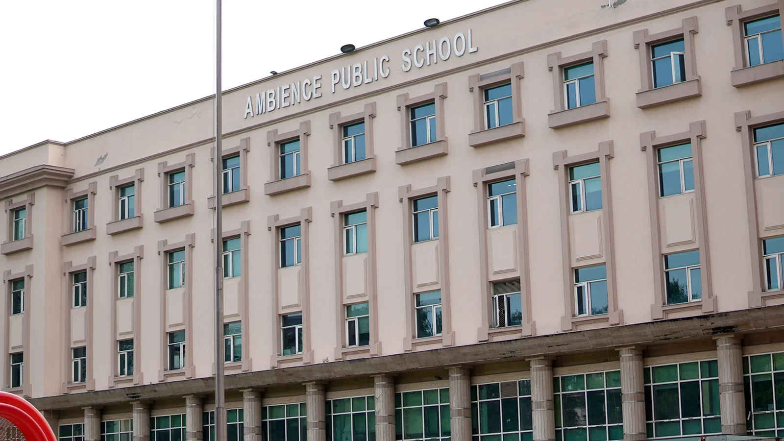 The front of Ambience Public School, A-1 Safdarjung Enclave